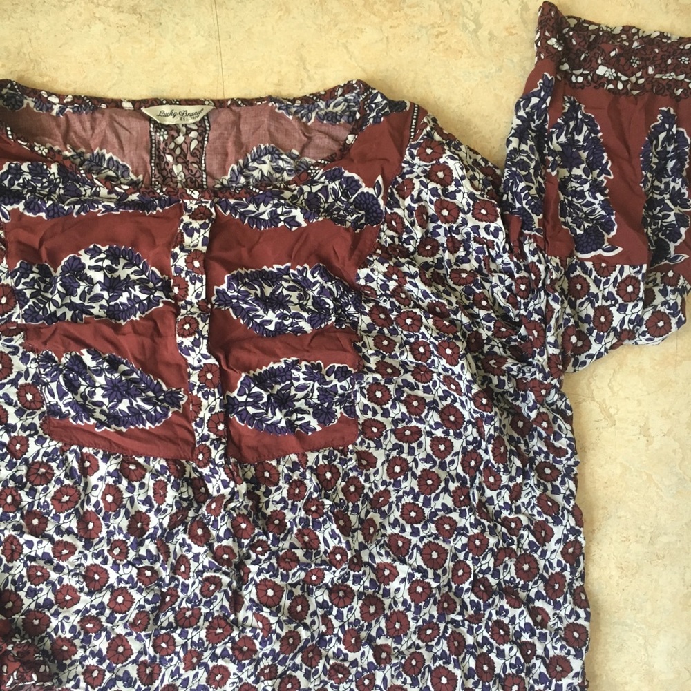 Lucky Brand Peasant top